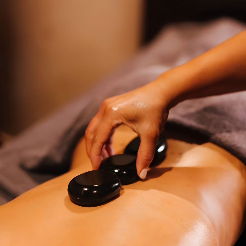 hot stone relax massage