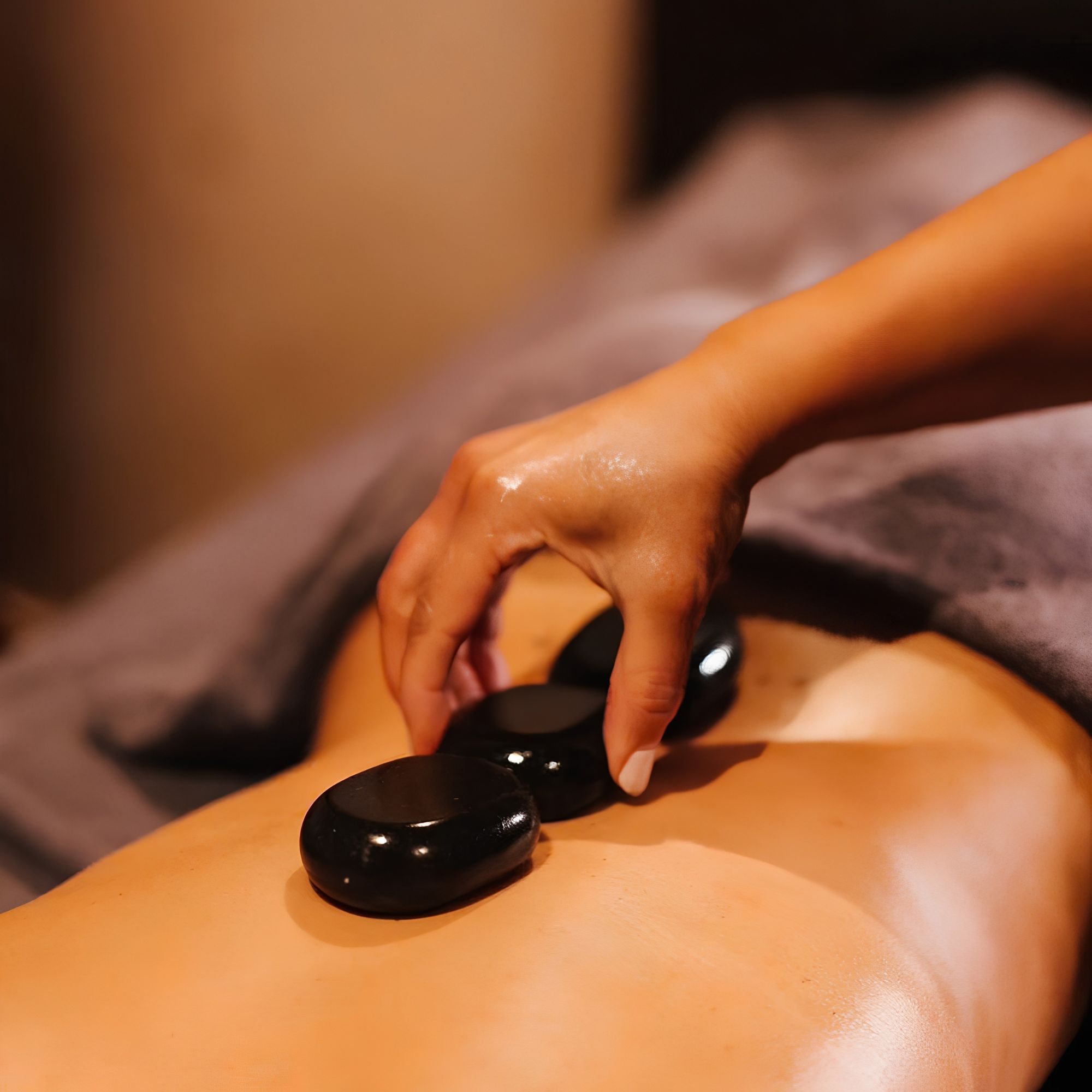 hot stone relax massage